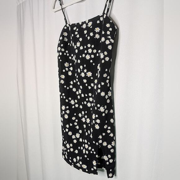 NWT Princess Polly Adrianna Mini Dress Black Daisy Print Floral Sundress Size 2 - Picture 6 of 9